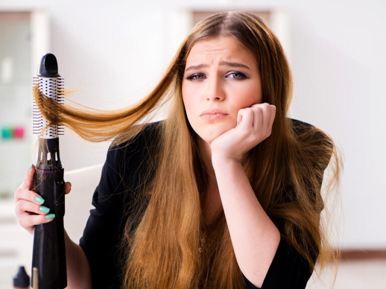 el alisado daña el pelo