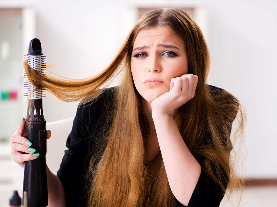 el alisado daña el pelo